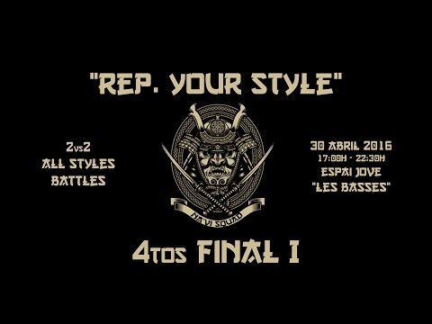 "4tos Final I Rep  Your Style 2vs2 All Styles Battles" [Girl Mainevent & Lea vs  Antonio & Junior]