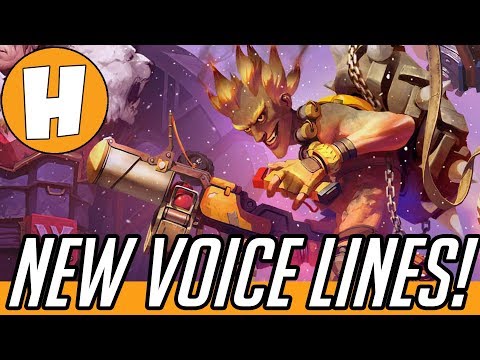 Overwatch - NEW Junkrat Voice Lines and Interactions! (Heroes of The Storm)