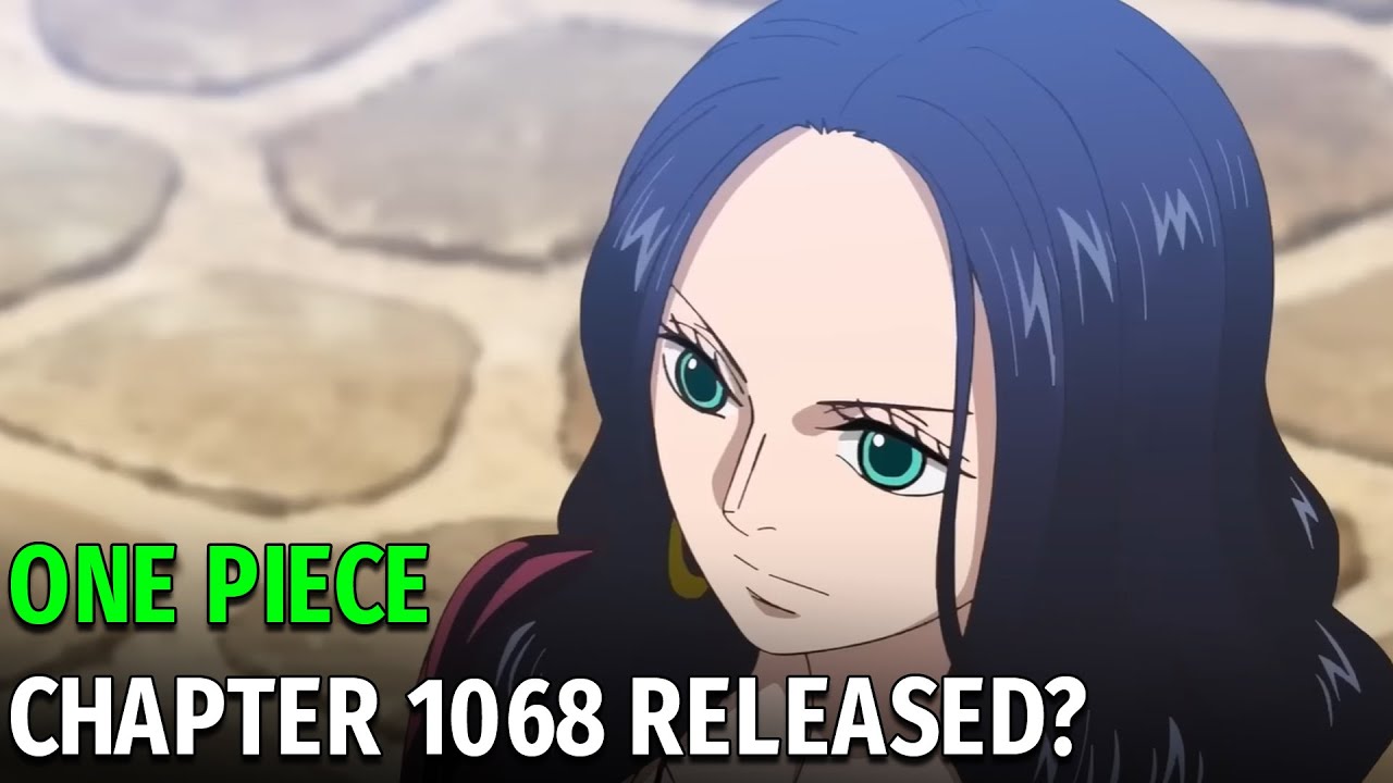ONE PIECE CHAPTER 1068 RELEASE DATE AND TIME