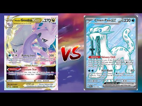 Pokemon TCG Live Hisuian Goodra VSTAR Bibarel VS Chien-Pao EX Baxcalibur!!
