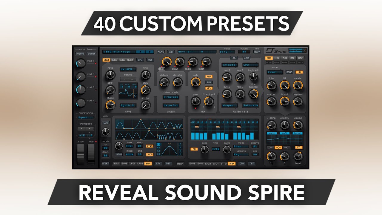 KLL001 - Back To The Future - Reveal Sound Spire ( 40 presets ) - Video Preview 1