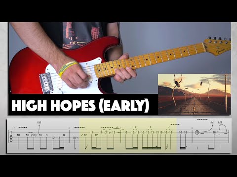 Pink Floyd High Hopes Solo Guitar Tab | Easy Guitar Lesson