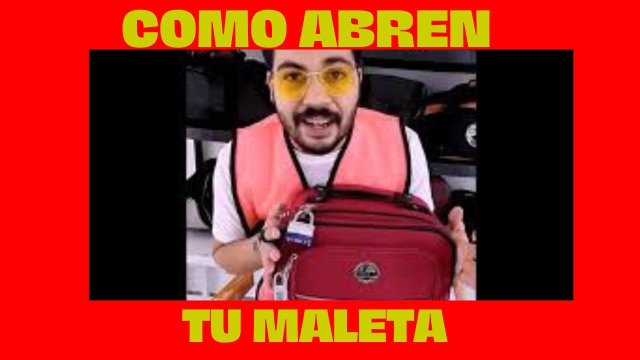 🎯Como Abren 🛄Tu Maleta en el Aeropuerto y Como Evitar Robos