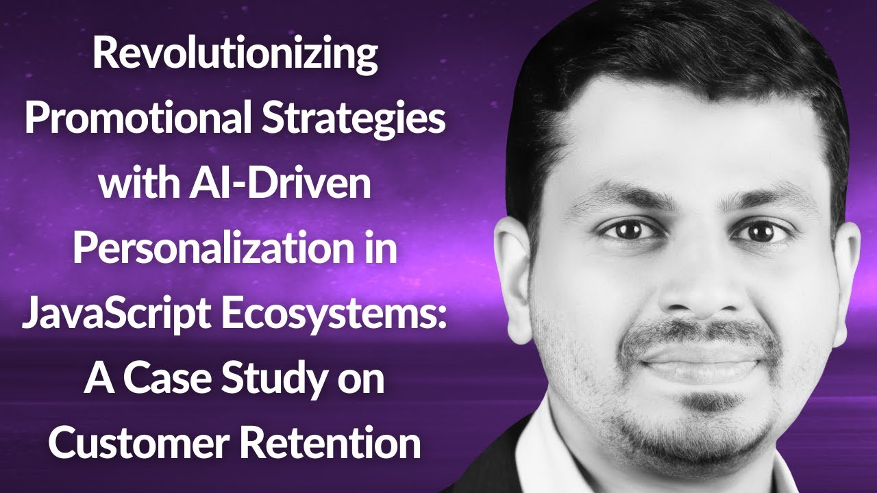 Promotion Strategies with AI-Driven Personalization in JS | AnandaKumar Kumaravelu | Conf42 JS 2024
