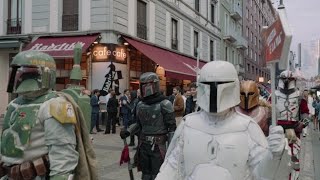Star Wars: per l'anteprima italiana del nuovo film i mandaloriani invadono Milano