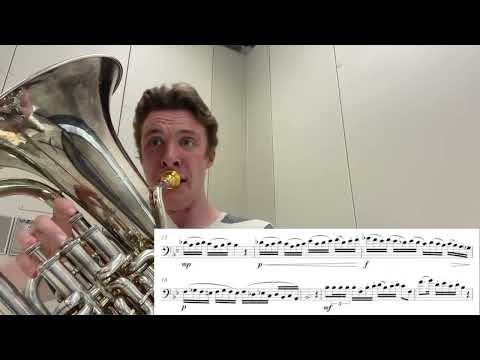 Ost Characteristic Study #3 for Trumpet (bass clef version) - Jason Costello