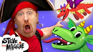 Halloween Magic Monster Party Story for Kids with Steve and Maggie | One Little Halloween Pumpkin