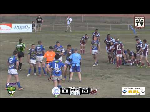 2015 Hunter Valley Group 21 1st Grade Preliminary Final - Greta Branxton v Denman