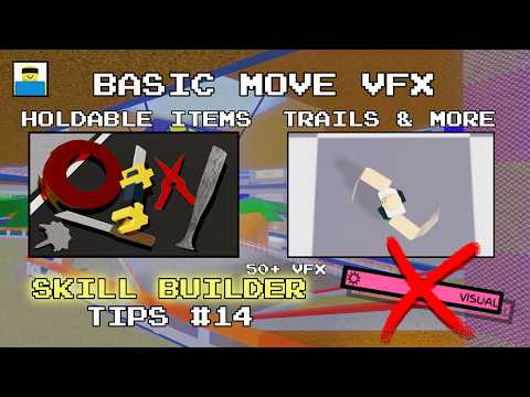 Basic "MOVE VFX" | Jujutsu Shenanigans Skill Builder Tutorial
