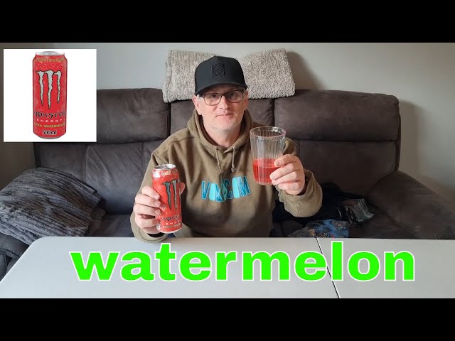 Vídeo relacionado con Monster Energy Ultra Watermelon, Bebida Energética Sin Azúcar- Pack 12 latas de 500 ml