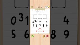 Brain Test 5 Level 105: Fill the boxes Walkthrough