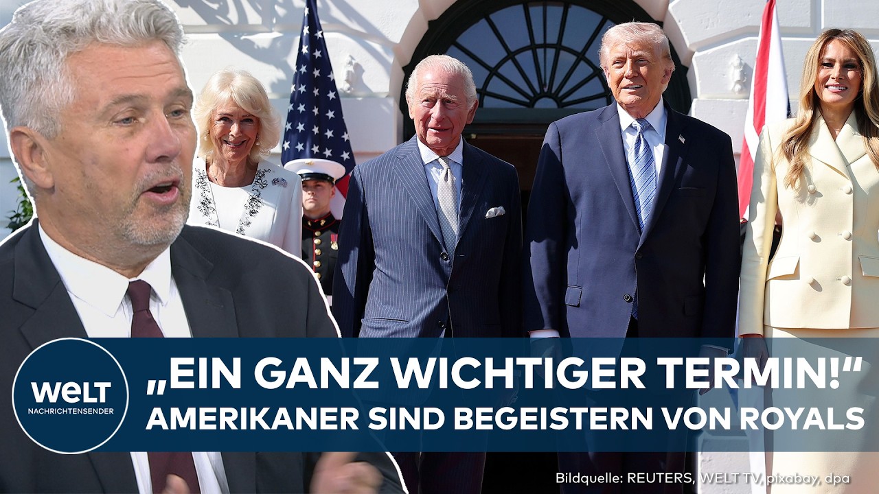 USA: "Die lieben Skandale in der Royal Family!" König Charles zum Staatsbesuch bei Donald Trump