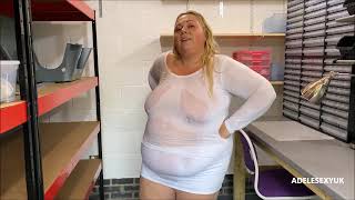 BBW ADELESEXYUK DOING A QUICK ADVERT ABOUT HER SHE