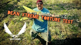 Video thumbnail for Dean dime slime ml (damaged / cracked neck) demo review and torture test by Guitar Boneyard