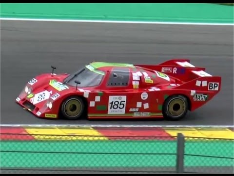 Sthemo SM Group C car with BMW M1 power warmup and race at Spa!