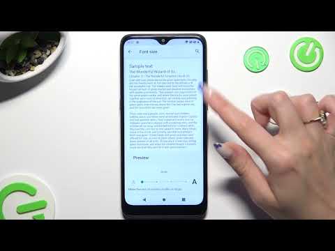 How to Change the System Font Size on ALCATEL 1SE Lite