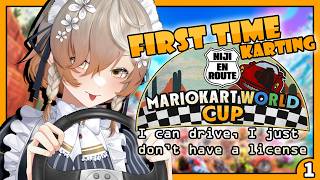 【Niji EN-Route MarioKart】Pro Driver Maid's FIRST Training!【NIJISANJI EN | Klara Charmwood】