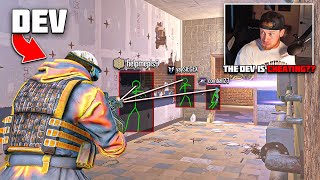 A SIEGE DEV WAS CAUGHT CHEATING...