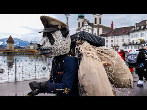 Güdismäntig Luzerner Fasnacht 2026 | Lozärner Kracher, Löchlitramper, Latärndlihöckler, Chatzemusig