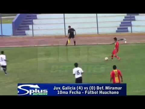 JUV. GALICIA (4) vs (0) DEF. MIRAMAR - 10ma Fecha - FÚTBOL HUACHANO 2014.
