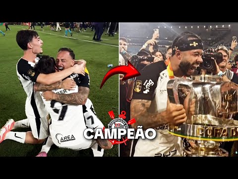 🚨 TIMÃO CAMPEÃO!!! VEJA A FESTA DOS JOGADORES APÓS O TÍTULO! 