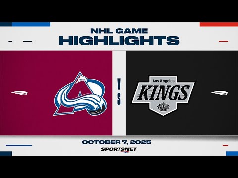 NHL Highlights | Avalanche vs. Kings - October 7, 2025