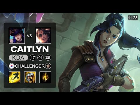 Caitlyn ADC vs Samira - KR Challenger - PreSeason 12 Patch 11.23