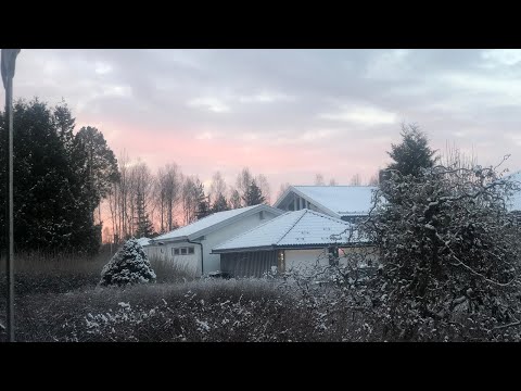 Snow day in Ås Norway 🇳🇴 Very slippery and fresh