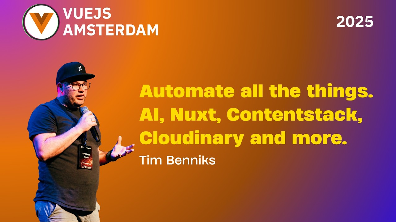 Tim Benniks - Automate all the things. AI, Nuxt, Contentstack, Clouidinary, and more.
