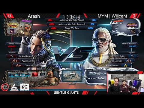 Arash Khodadoust Vs MYM | Willcent - IranFGC Tekken 7 Sevi Cup 2021 - TOP 8