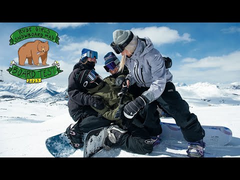 Rude Girls x Snowboard Magazine 2023 Board Test