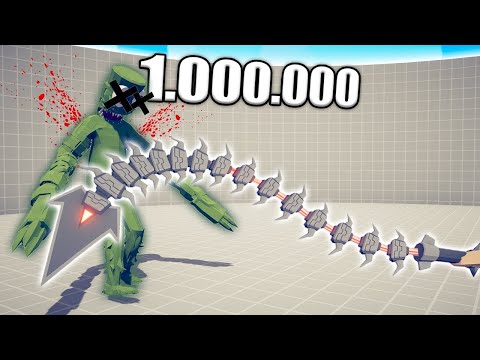 1.000.000 DAMAGE INFERNAL WHIP vs UNITS - TABS | Totally Accurate Battle Simulator 2023