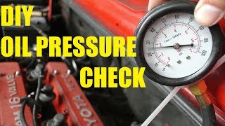 How to check your oil pressure