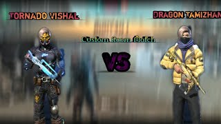Download lagu Tornado Vishal vs Dragon Tamizhan | 1 V 1 | custom match || Rasper FF   || mp3