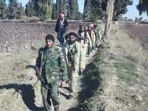 توجه لواء أسود السنة لمعركة كتيبة الدفاع الجوي في محيط مطار دير الزور العسكري