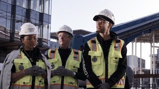 Warriors All-Star Guard Stephen Curry Tours Chase Center