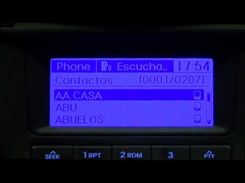 Hyundai i30 CrossWagon. Modelo 2012. Órdenes vocales