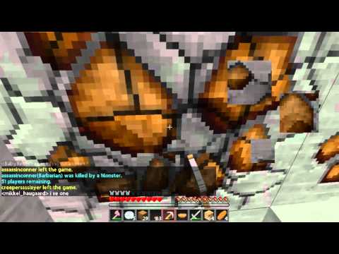 Minecraft Hunger Games - Stuck in a Hole!