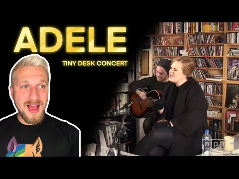 Gamer analyzes and reacts to Adele performing a Tiny Desk Concert!! | Split_Reacts