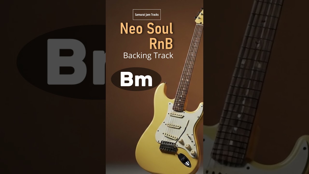 Neo Soul RnB Guitar Backing Track in Cm – Chill Groove 90BPM