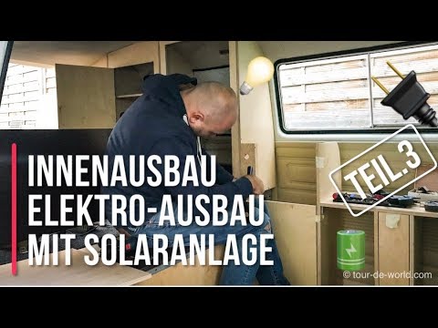 Weltreisetauglich und Autark | VW Camper Elektro Ausbau mit Solar | Roomtour Teil.3