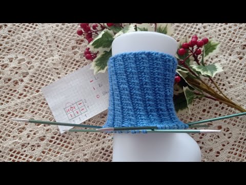 Ribbed pattern for socks 🧦