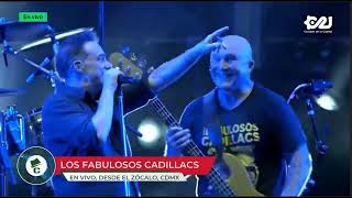 Los Fabulosos Cadillacs - Siguiendo la luna - en vivo en el Zócalo CDMX