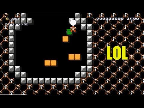 Failing 5 Times In A Row On The FIRST ENEMY! Super Mario Maker Barren Boot Desert By Tyler
