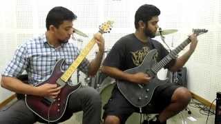 THE FACELESS Guitar cover by Ahmed and Prasad : Accelerated Evolution !