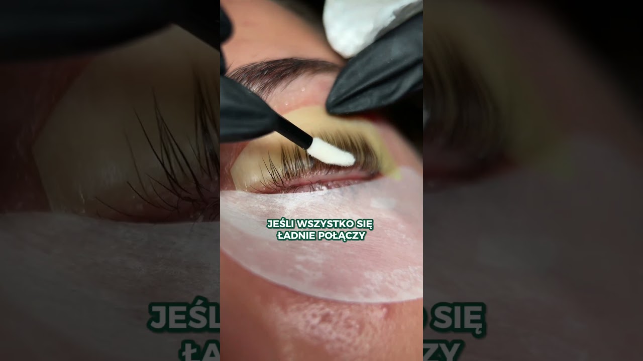 Zobacz tutorial laminacji rzęs