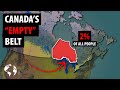 Why So Few Canadians Live In This HUGE Area In The Middle Of Canada