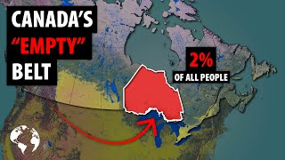 Why So Few Canadians Live In This HUGE Area In The Middle Of Canada