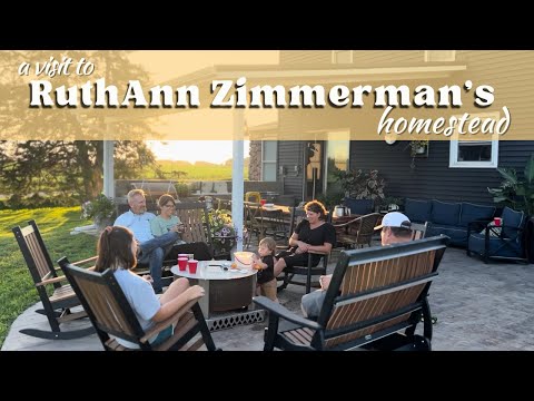A visit to RUTHANN ZIMMERMAN'S HOMESTEAD in Iowa