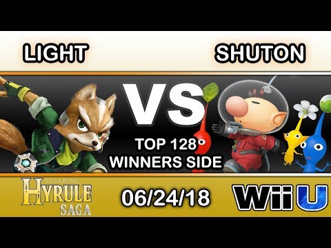 Hyrule Saga - MVG | Light (Fox) Vs Shuton (Olimar) Top 128 Winners - Smash 4